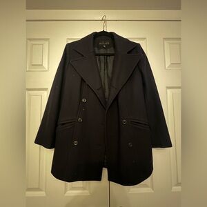 Navy Blue Pea Coat